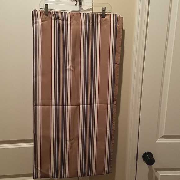 Other - Tan blue and red shower curtain